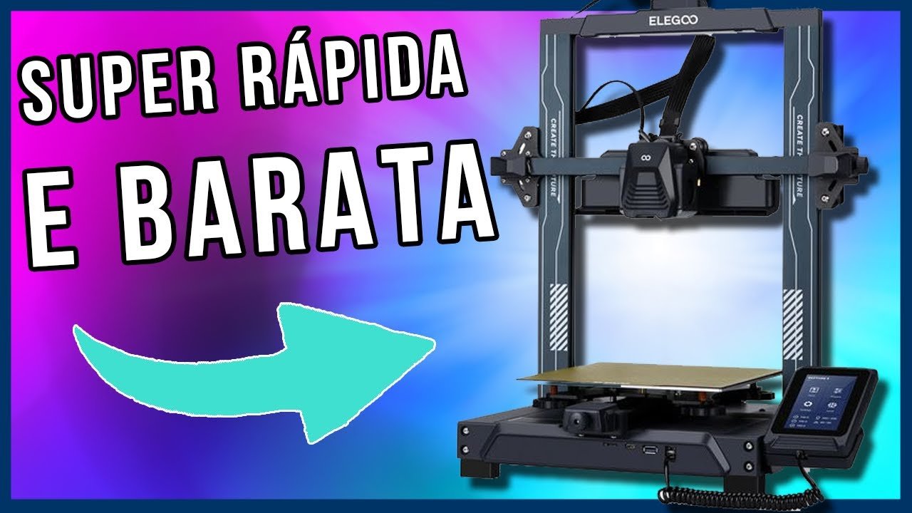 A MELHOR IMPRESSORA 3D Custo-Benefício do Mercado? Análise da Elegoo ...
